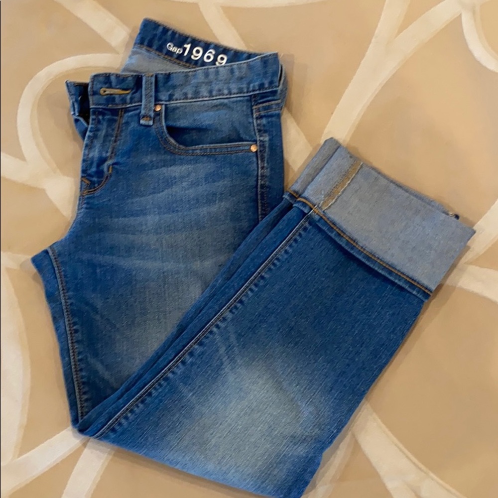 Denim capris